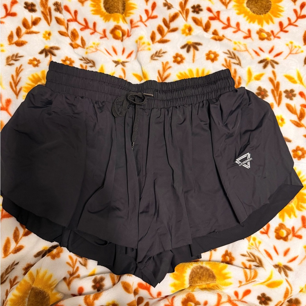 Black Women's Athletic Shorts